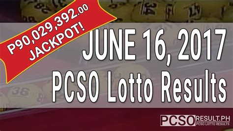 ez2 result june 2017|Lotto Results — June 17, 2017.